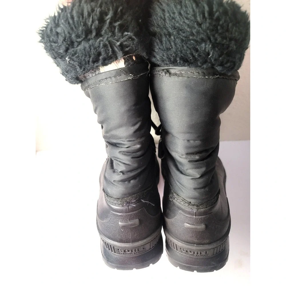 Vintage Sorel Winter Boots Women's Size 9 Black Insulated‎ Waterproof Snow Boots
